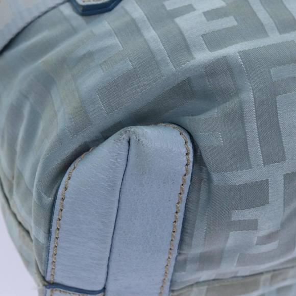 FENDI Zucca Canvas Hand Bag Light Blue Auth 75894 - Picture 16 of 16